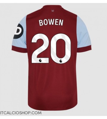 West Ham United Jarrod Bowen #20 Prima Maglia 2023-24 Manica Corta